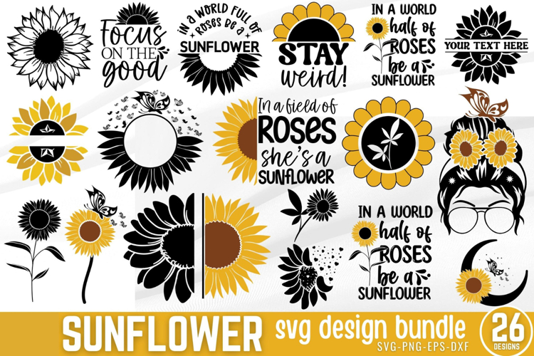 Sunflower SVG Bundle