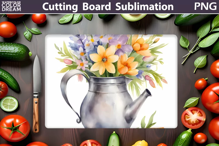 Wildflowers Cutting Board | Kitchen Cutting Board