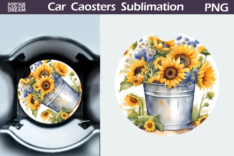 Watercolor Sunflower Clipart Image 5