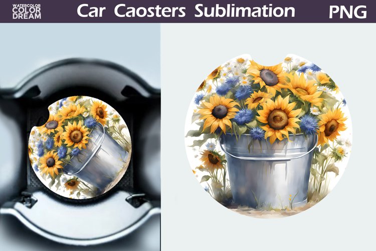 Watercolor Sunflower Clipart Image 7