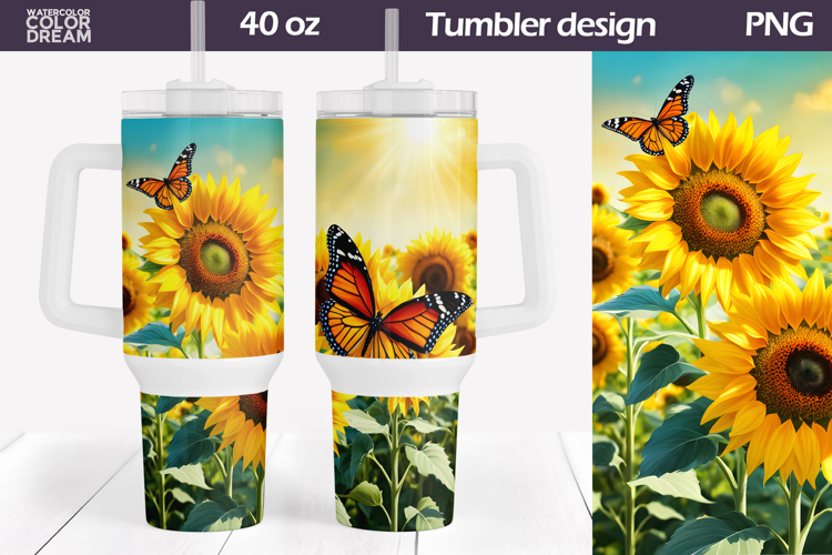 Watercolor Sunflower Clipart