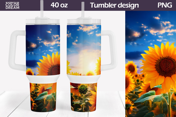 Watercolor Sunflower Clipart Image 23