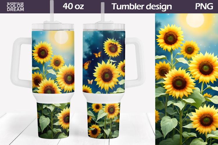 Watercolor Sunflower Clipart Image 20