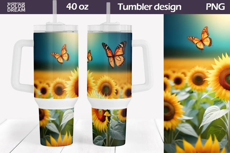 Watercolor Sunflower Clipart Image 15