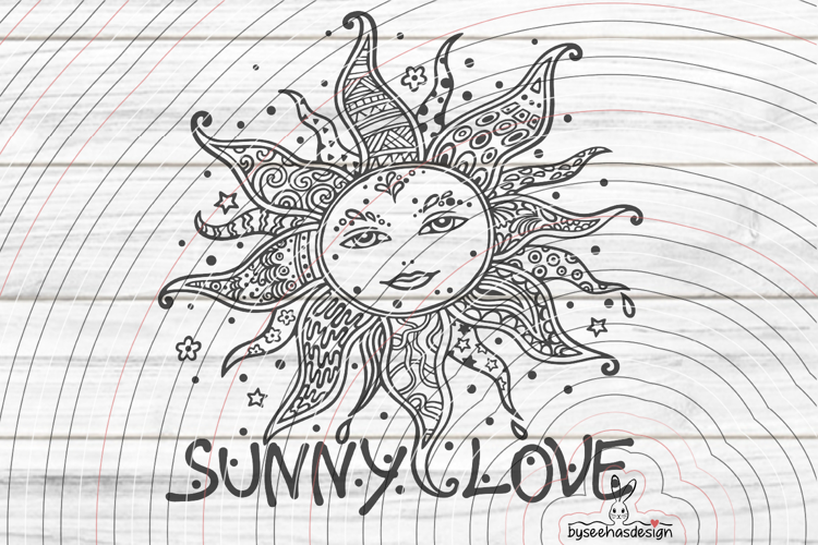 Sunny Love Cutting file SVG DXF