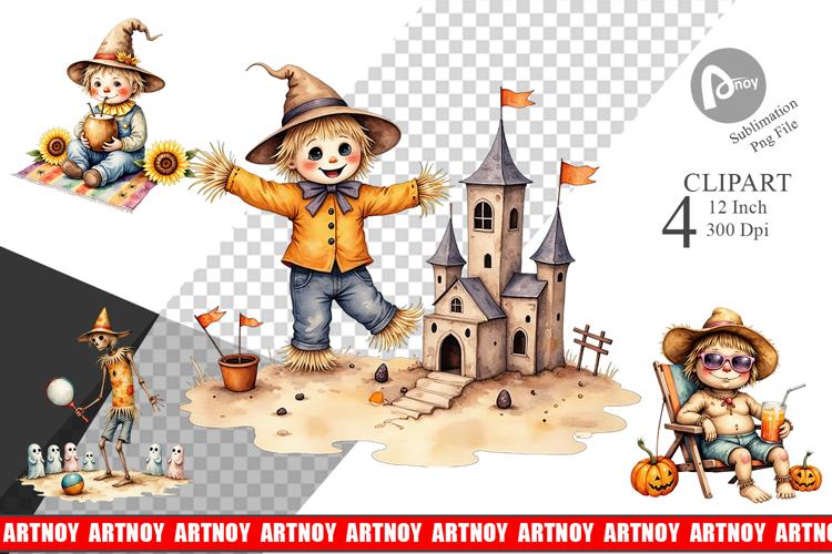 Scarecrow Clipart Image 3