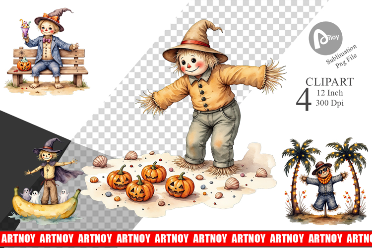 Scarecrow Clipart Image 2