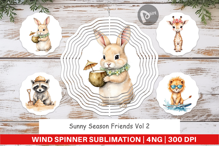 Wind Spinner Sunny Season Friends