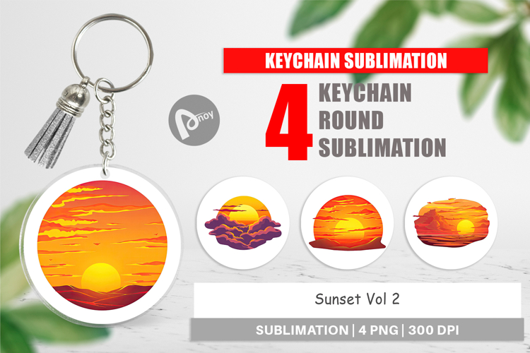 Keychain Sunset