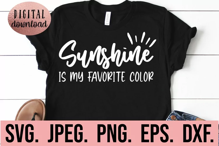 Sunshine Is My Favorite Color SVG - Vacation Summer Beach