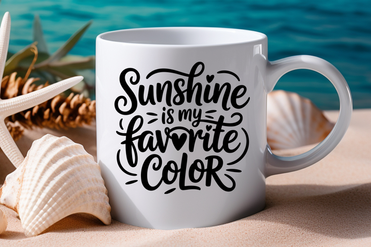 Sunshine Is My Favorite Color SVG File | Summer SVG | Beach