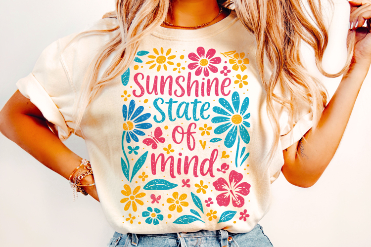 Sunshine State Of Mind PNG, Summer Vibes, Hello Summer PNG