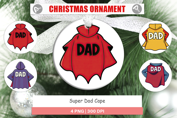 Ornament Super Dad
