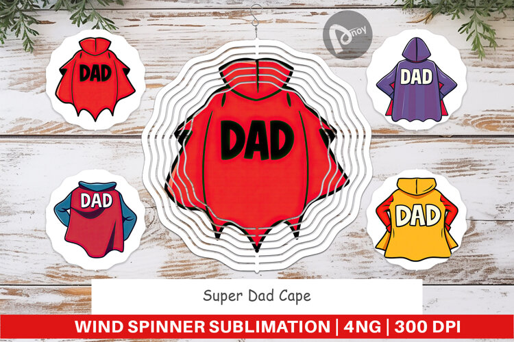 Wind Spinner Super Dad example image 1