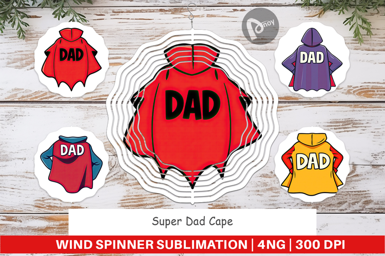 Wind Spinner Super Dad