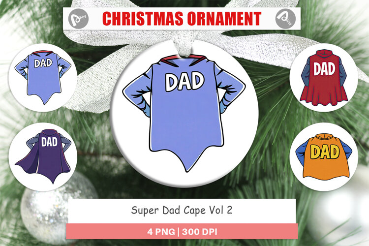 Ornament Super Dad example image 1