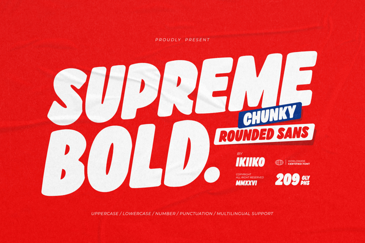 Supreme Bold - Chunky Rounded Sans