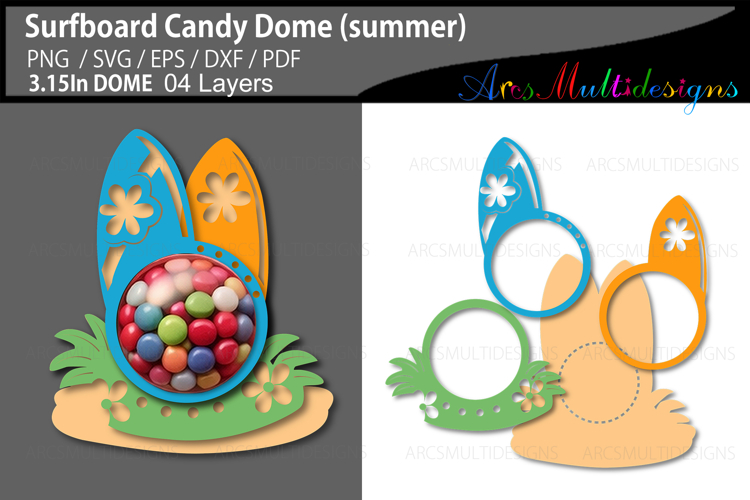 Surfboard Candy Dome