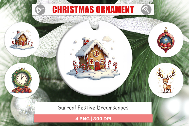Christmas Ornament Sublimation Designs Image 23