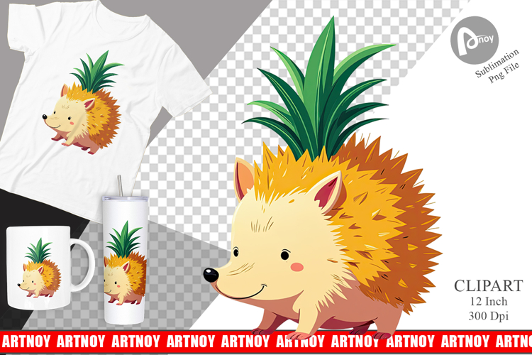 Surreal Fruit Animals Clipart