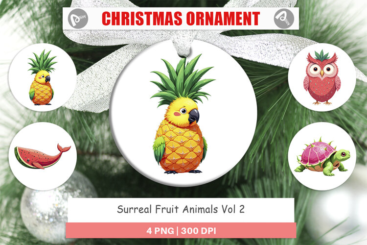 Ornament Surreal Fruit Animals example image 1