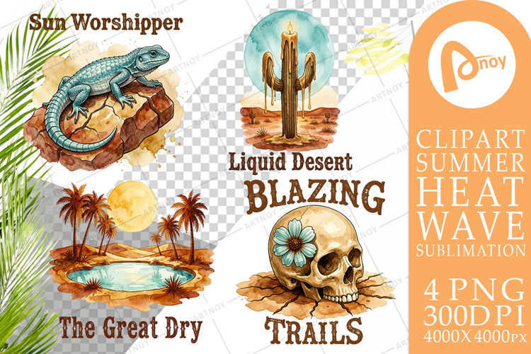 Surreal Melting Desert Sublimation