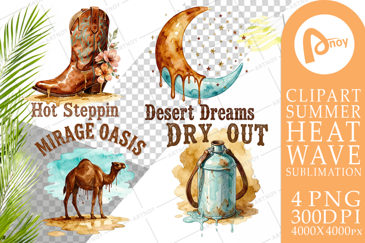 Surreal Melting Desert Sublimation