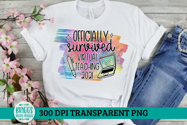 Sublimation Teacher PNG | Teacher Shirt, watercolor design