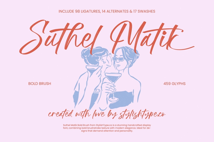 Suthel Matik - Bold Brush Font