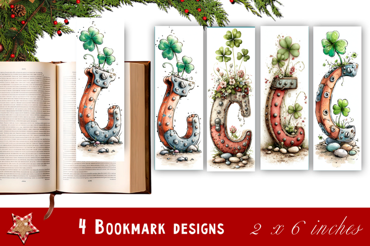 St Patricks Day Bookmark, Sublimation Design