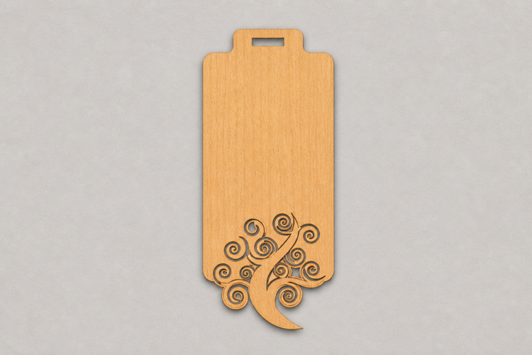 Minimalist Wooden Tree of Life Christmas Gift Tags example image 1