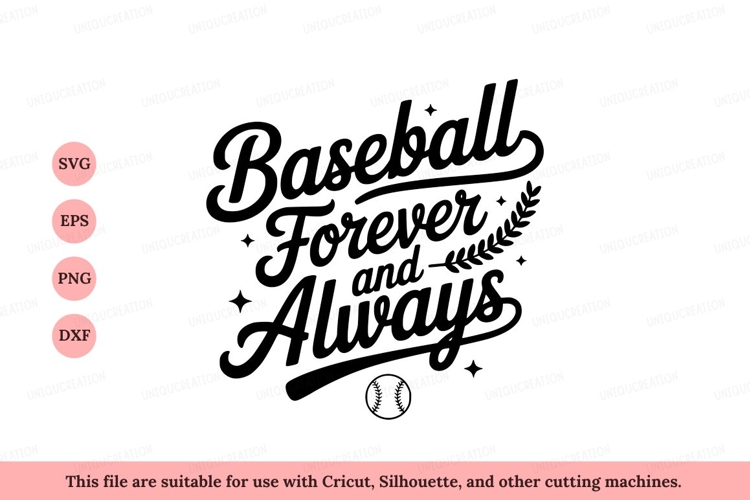 Baseball forever always text sport