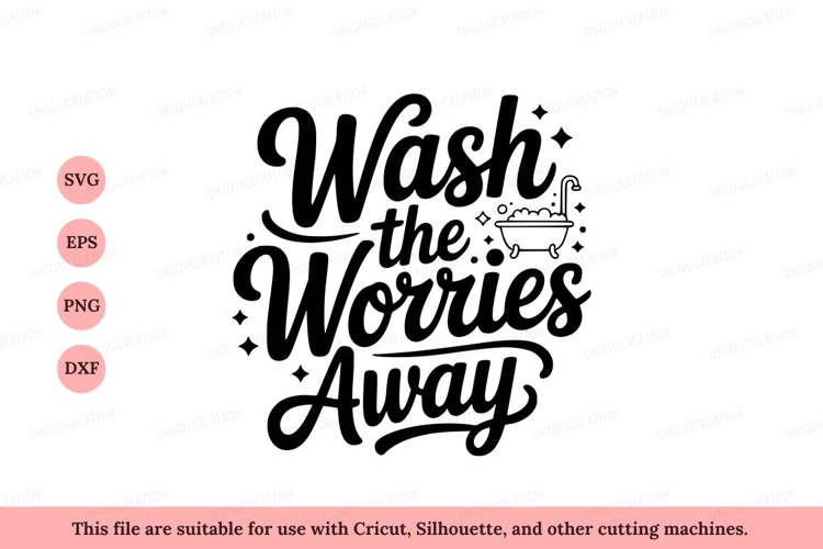 Wash Worries Away Bath Bubbles image