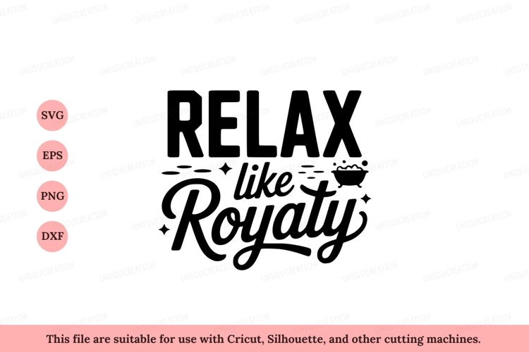 Relax like royalty bath image