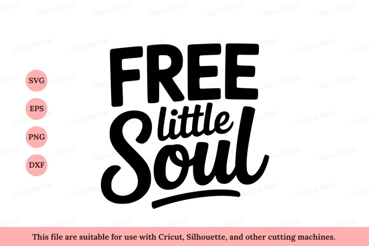 Free Little Soul Text Design lettering example image 1