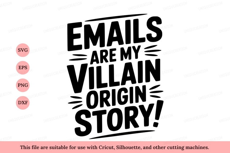 Emails Villain Origin Story black example image 1