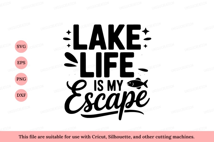 Lake Life Escape Fish Design water