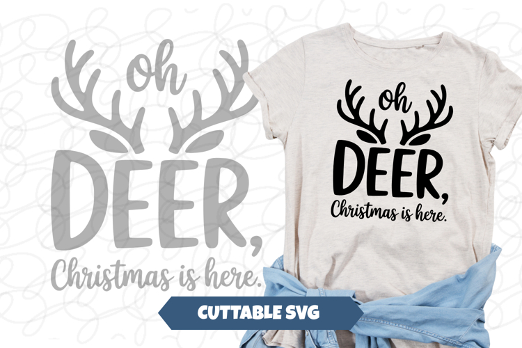 Oh Deep Christmas Is Here Funny Christmas Shirt svg