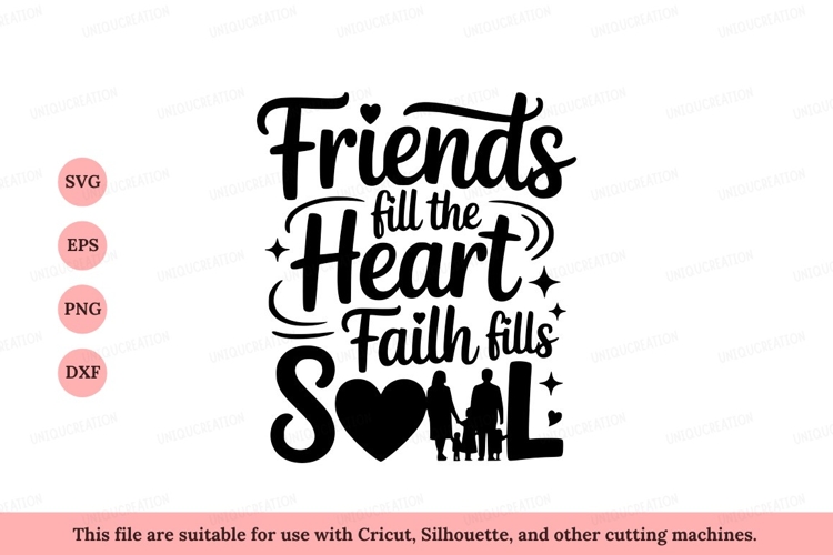 Friends heart faith soul family image example image 1