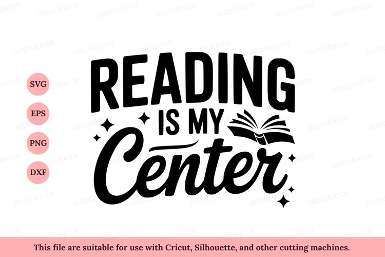 Reading is my center book text quote