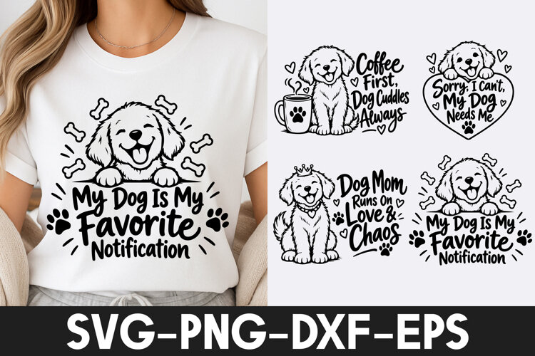 Funny Dog Mom Coffee Lover Quotes SVG PNG example image 1