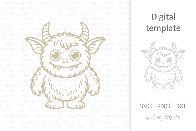 Cute happy smiling Halloween monster SVG, Funny baby monster