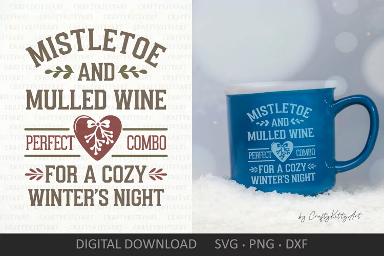 Perfect combo for a cozy winter night SVG, Funny SVG quote