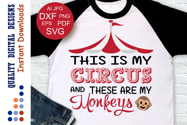 This is my Circus and these are my monkeys SVG Funny t-shirt