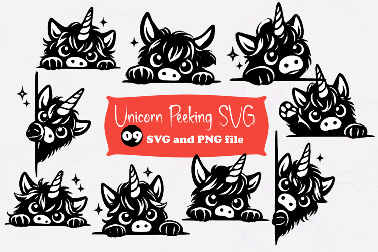 Cute Unicorn SVGs Image 4