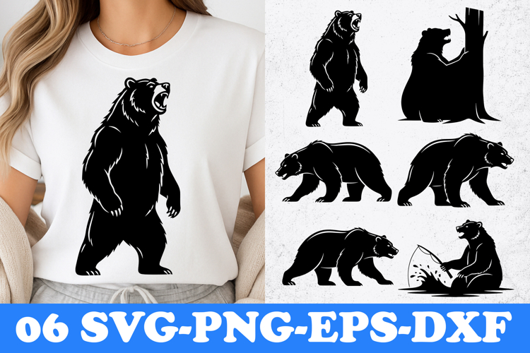Grizzly Bear SVGs Image 2