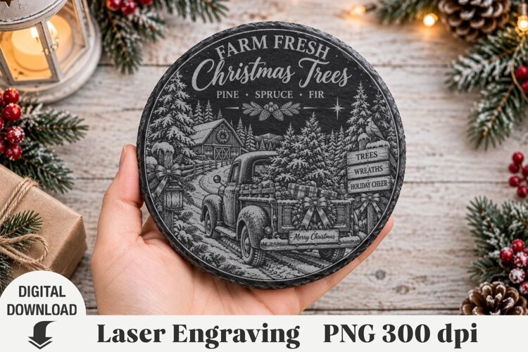 Christmas, Laser Engraving, nativity Engraving file example image 1