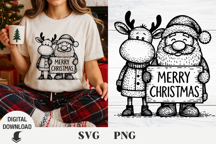 Santa svg, Christmas svg, fanny svg, Christmas ornamemt svg