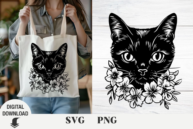 Cute Cat Clipart Image 7