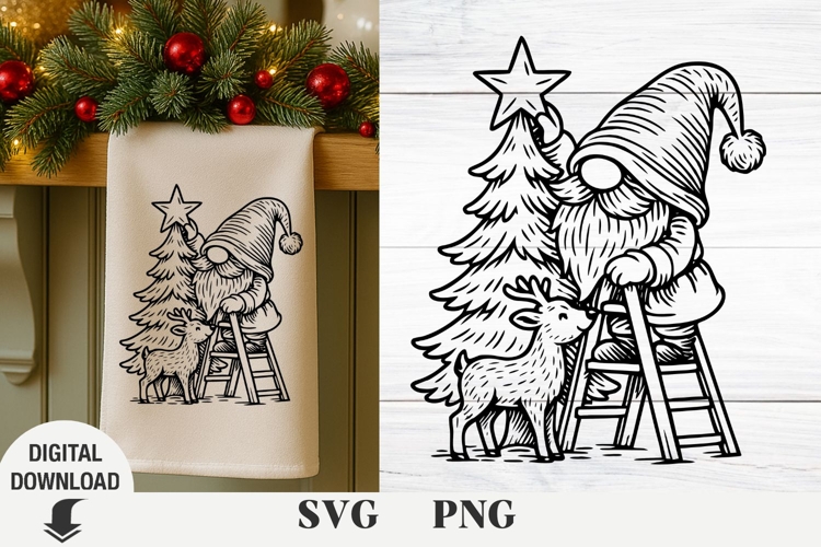 Christmas Gnome Clipart